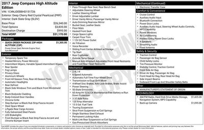 2017 Jeep Compass Latitude