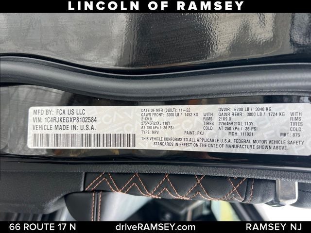 2023 Jeep Grand Cherokee L Summit