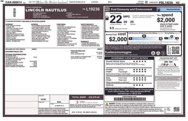 2023 Lincoln Nautilus Standard