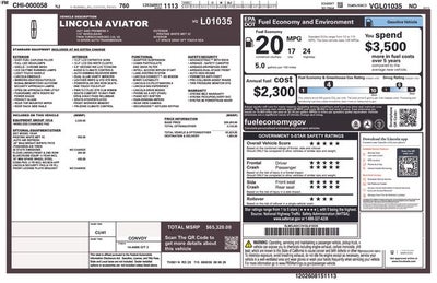 2027 Lincoln Aviator 4DR AWD PREM
