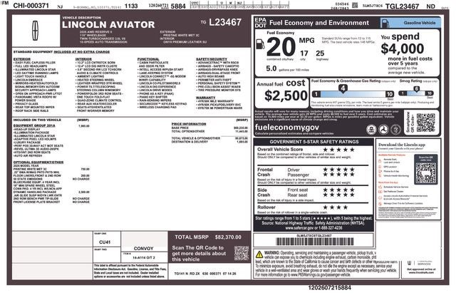 2026 Lincoln Aviator Reserve®