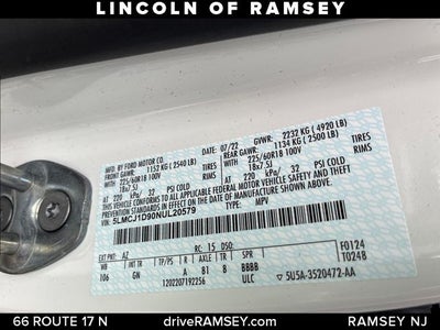 2022 Lincoln Corsair Standard