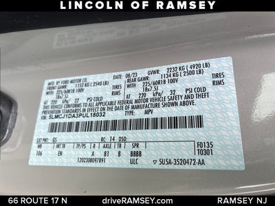 2023 Lincoln Corsair Standard