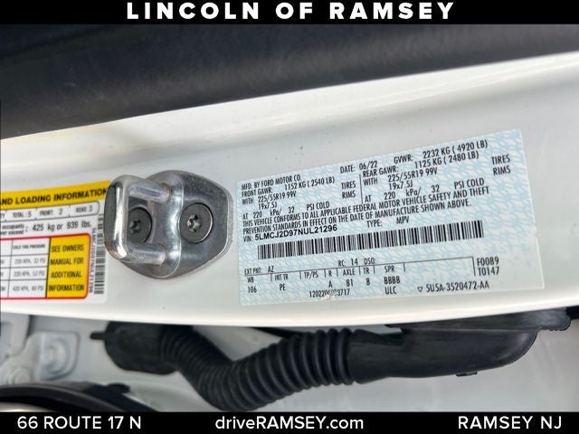 2022 Lincoln Corsair Reserve