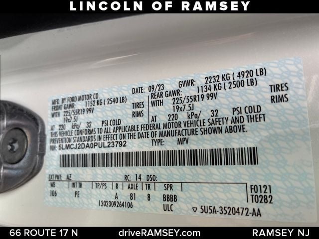 2023 Lincoln Corsair Reserve