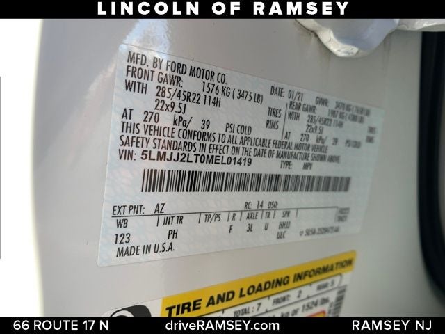 2021 Lincoln Navigator Reserve