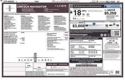 2024 Lincoln Navigator Black Label