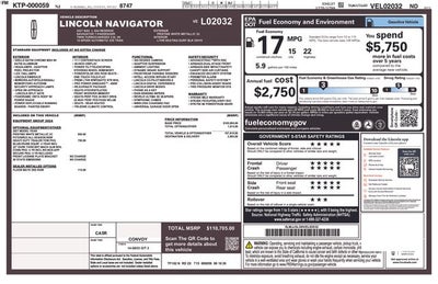 2027 Lincoln Navigator Reserve L