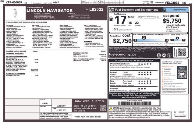 2027 Lincoln Navigator Reserve L