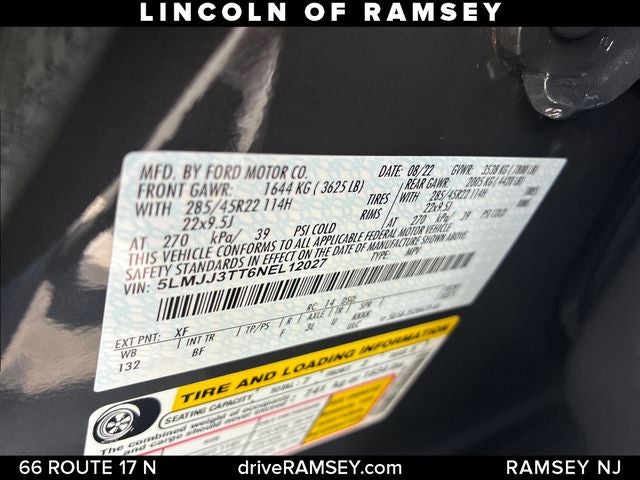 2022 Lincoln Navigator L Black Label
