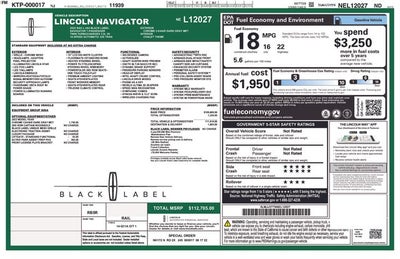 2022 Lincoln Navigator L Black Label