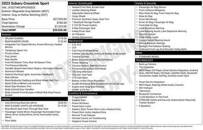 2023 Subaru Crosstrek Sport