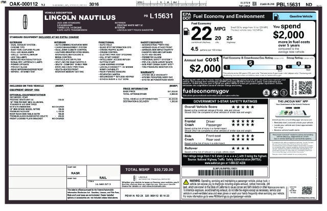 2023 Lincoln Nautilus AWD