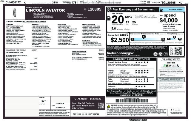 2026 Lincoln Aviator Premiere Premium