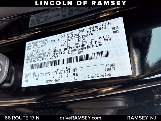 2022 Lincoln Corsair AWD