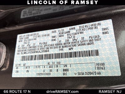 2022 Lincoln Corsair AWD