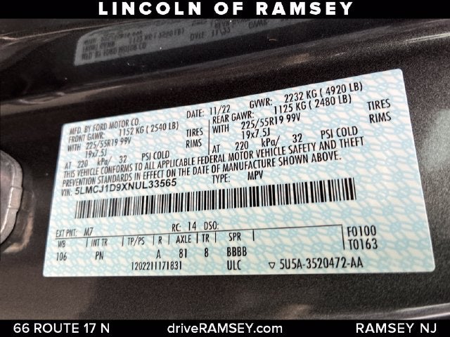 2022 Lincoln Corsair AWD