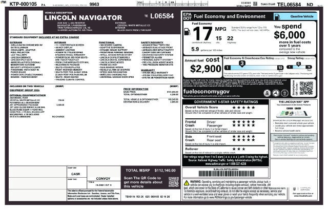 2026 Lincoln Navigator L Reserve