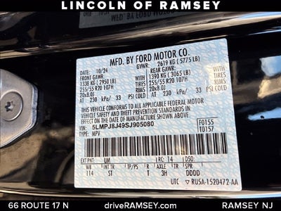 2025 Lincoln Nautilus Premiere