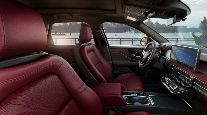 The available Perfect Position front seats in the 2025 Lincoln Corsair® SUV are shown. | Lincoln of Ramsey in Ramsey NJ