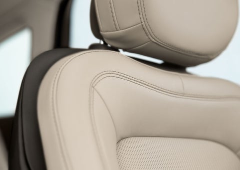 Fine craftsmanship is shown through a detailed image of front-seat stitching. | Lincoln of Ramsey in Ramsey NJ