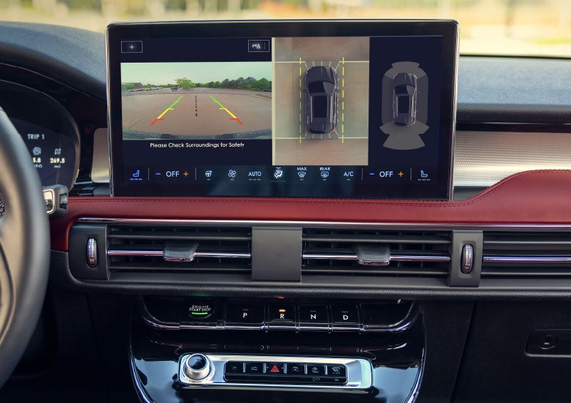 The large center touchscreen of a 2024 Lincoln Corsair® SUV is shown. | Lincoln of Ramsey in Ramsey NJ