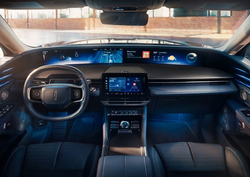 The panoramic display is shown in a 2025 Lincoln Nautilus® SUV. | Lincoln of Ramsey in Ramsey NJ