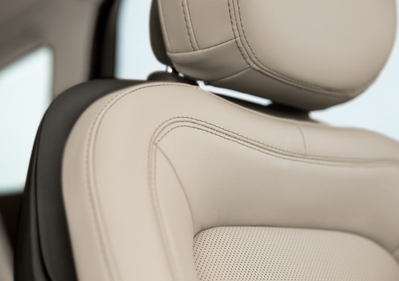 Fine craftsmanship is shown through a detailed image of front-seat stitching. | Lincoln of Ramsey in Ramsey NJ