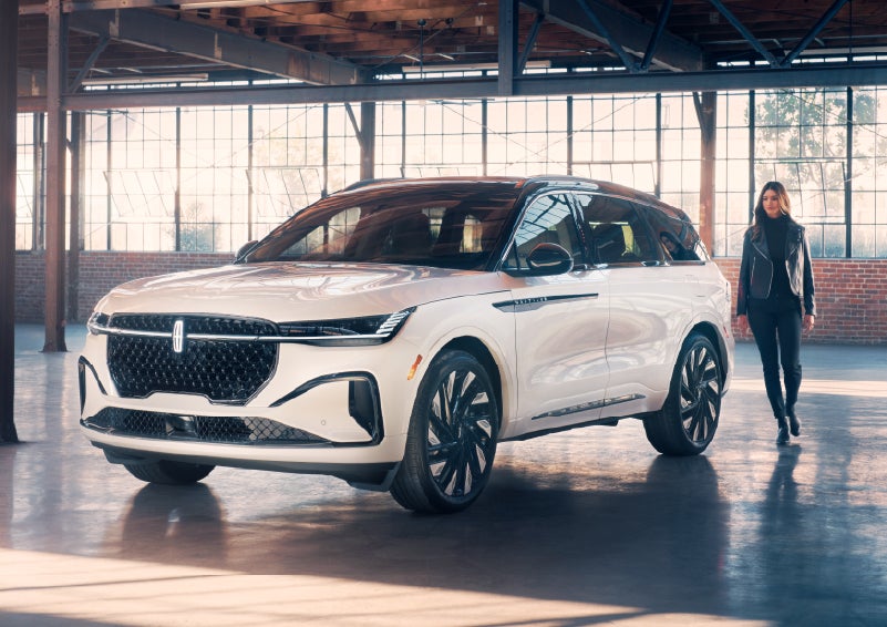A person approaches a 2026 Lincoln Nautilus® SUV. | Lincoln of Ramsey in Ramsey NJ