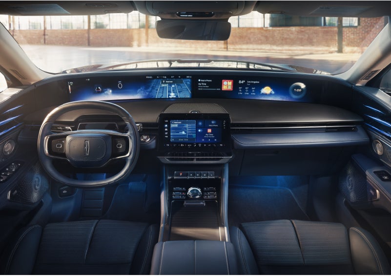 The panoramic display is shown in a 2026 Lincoln Nautilus® SUV. | Lincoln of Ramsey in Ramsey NJ