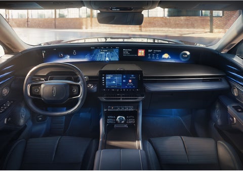 The panoramic display is shown in a 2026 Lincoln Nautilus® SUV. | Lincoln of Ramsey in Ramsey NJ