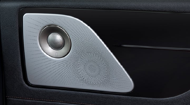 A close-up view of the available Revel® Ultima 3D Audio System. | Lincoln of Ramsey in Ramsey NJ