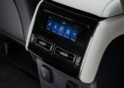 The second row touch screen displays audio and temperature control settings. | Lincoln of Ramsey in Ramsey NJ
