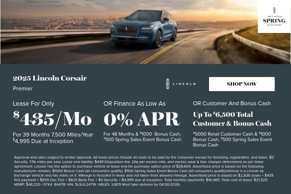 April 2026 New Vehicle Special