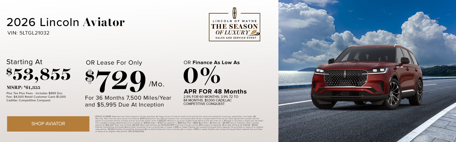 Season of Luxury Sales Event