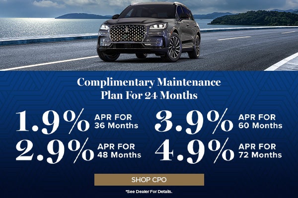 August Specials Offer - Lincoln CPO